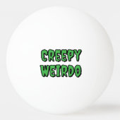 不気味な変人 卓球ボール (正面)