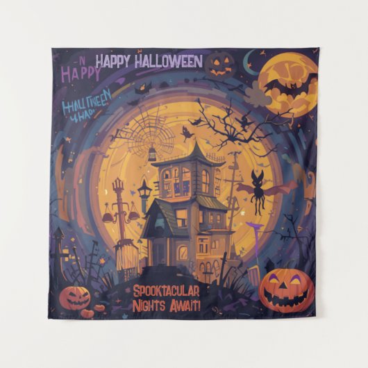 不気味な夜が待っている！ タペストリー (正面)