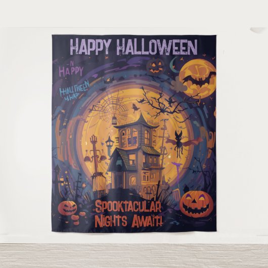 不気味な夜が待っている！ タペストリー (正面)