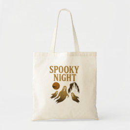 不気味な夜のトートバッグ 高級なハロウィーン ゴシック トートバッグ