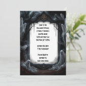 不気味な夜のハロウィンパーティー 招待状 (スタンド正面)