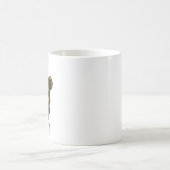 不気味な夜のロボットベアマグ コーヒーマグカップ (中央)