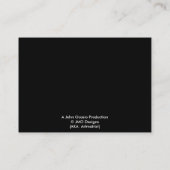 不気味な夜は~を設計します 名刺 (裏面)