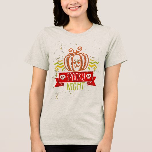 不気味な夜 トライブレンドＴシャツ (正面)
