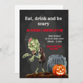 不気味な夜 招待状 (正面/裏面)