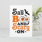 不気味な大人のハロウィンパーティー 招待状 (スタンド正面)