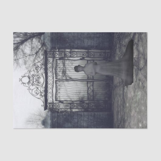 不気味な女性の不気味なデコップページ 薄葉紙 (正面)