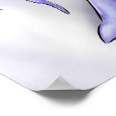 不気味な女性モンスターマカブレアート ポスター (角)