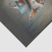 不気味な子猫がピエロ姿で –  薄葉紙 (詳細)