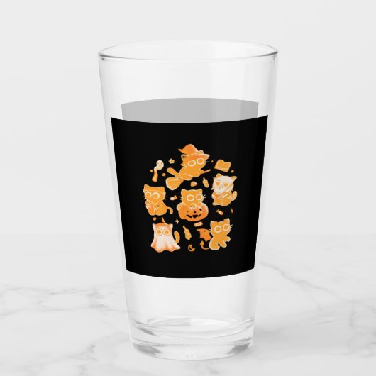 不気味な子猫 クラシックTシャツ タンブラーグラス (正面)