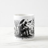 不気味な存在完全に死んでいな コーヒーマグカップ (中央)