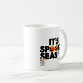 不気味な季節のかわいいデザイン コーヒーマグカップ (正面右)