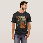 不気味な季節のハロウィーン Tシャツ (正面フル)