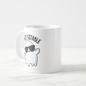 不気味な安定おもしろい幽霊パン コーヒーマグカップ (正面左)