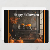 不気味な家のハロウィンコレクション シーズンカード (正面/裏面)