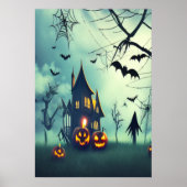 不気味な家| AI Art Poster ポスター (正面)