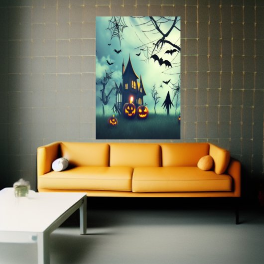 不気味な家| AI Art Poster ポスター