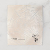 不気味な小さなカップル プレイスカード (外部開封)