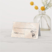 不気味な小さなカップル プレイスカード (正面)