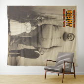 不気味な巨大ハロウィンつるの背景 タペストリー (インサイチュ(横))