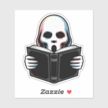 不気味な幽霊と本 – 不気味なハロウィーンアート