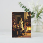 不気味な幽霊のよく出るクリスマスの恐怖 ポストカード (スタンド正面)