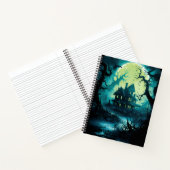 不気味な幽霊のよく出るハウスハロウィーン ノートブック (内部)