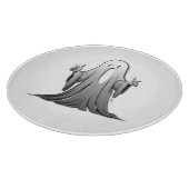 不気味な幽霊のサレム カッティングボード (角)