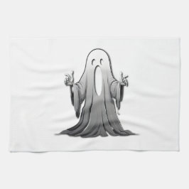 不気味な幽霊のサレム キッチンタオル