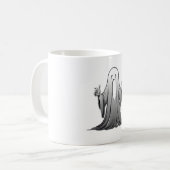 不気味な幽霊のサレム コーヒーマグカップ (正面左)