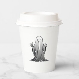 不気味な幽霊のサレム 紙コップ