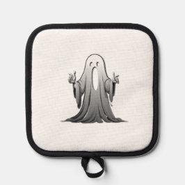 不気味な幽霊のサレム 鍋敷き