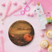 不気味な幽霊不気味パンプキンハロウィーン紙プレート ペーパープレート (パーティー)