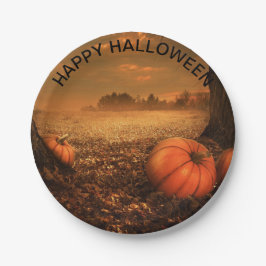 不気味な幽霊不気味パンプキンハロウィーン紙プレート ペーパープレート