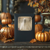 不気味な幽霊幽霊のよく出るハロウィーンステッカー スクエアシール