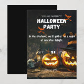 不気味な影 - 呪われた集会への招待状 招待状 (正面/裏面)