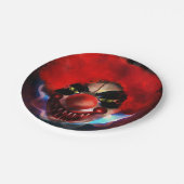 不気味な怖いキラーピエロハローウィンパーティ ペーパープレート (アングル)