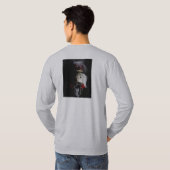 不気味な怖いクルミ割り Tシャツ (裏面フル)