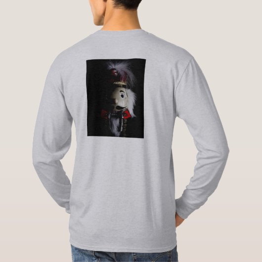 不気味な怖いクルミ割り Tシャツ (裏面)