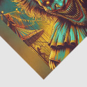 不気味な怖いピエロデクページ紙 薄葉紙 (詳細)