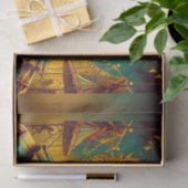 不気味な怖いピエロデクページ紙 薄葉紙 (ギフト)