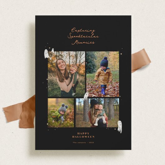 不気味な思い出のハロウィン数々の写真 シーズンカード