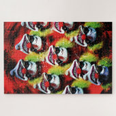 不気味な恐怖ピエロ ジグソーパズル (横)