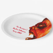 不気味な恐怖モンスターのハローウィンパーティ ペーパープレート (アングル)