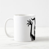 不気味な悪魔スカル コーヒーマグカップ (左)