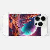 不気味な惑星とアストロナッツ Case-Mate iPhoneケース (裏面 (横))