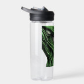 不気味な抽象芸術エイリアン ウォーターボトル (右面)