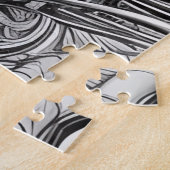 不気味な抽象芸術エイリアン ジグソーパズル (側面)