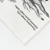 不気味な新聞の毛布 フリースブランケット (角)