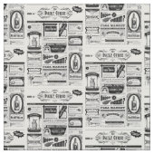 不気味な新聞織物 ファブリック (見本)